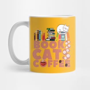 Books Cats Coffee Mug